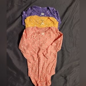 Carters baby girls 6 month onesie bundle